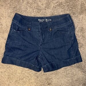 White House Black Market Indigo Jean Shorts